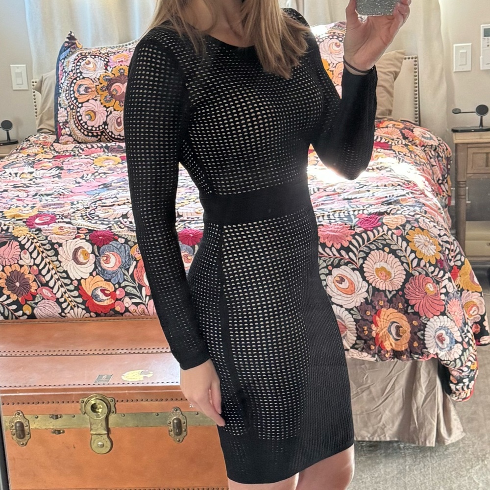 John + Jenn Dress | Little Black Bodycon | Color: Black | Size: L
